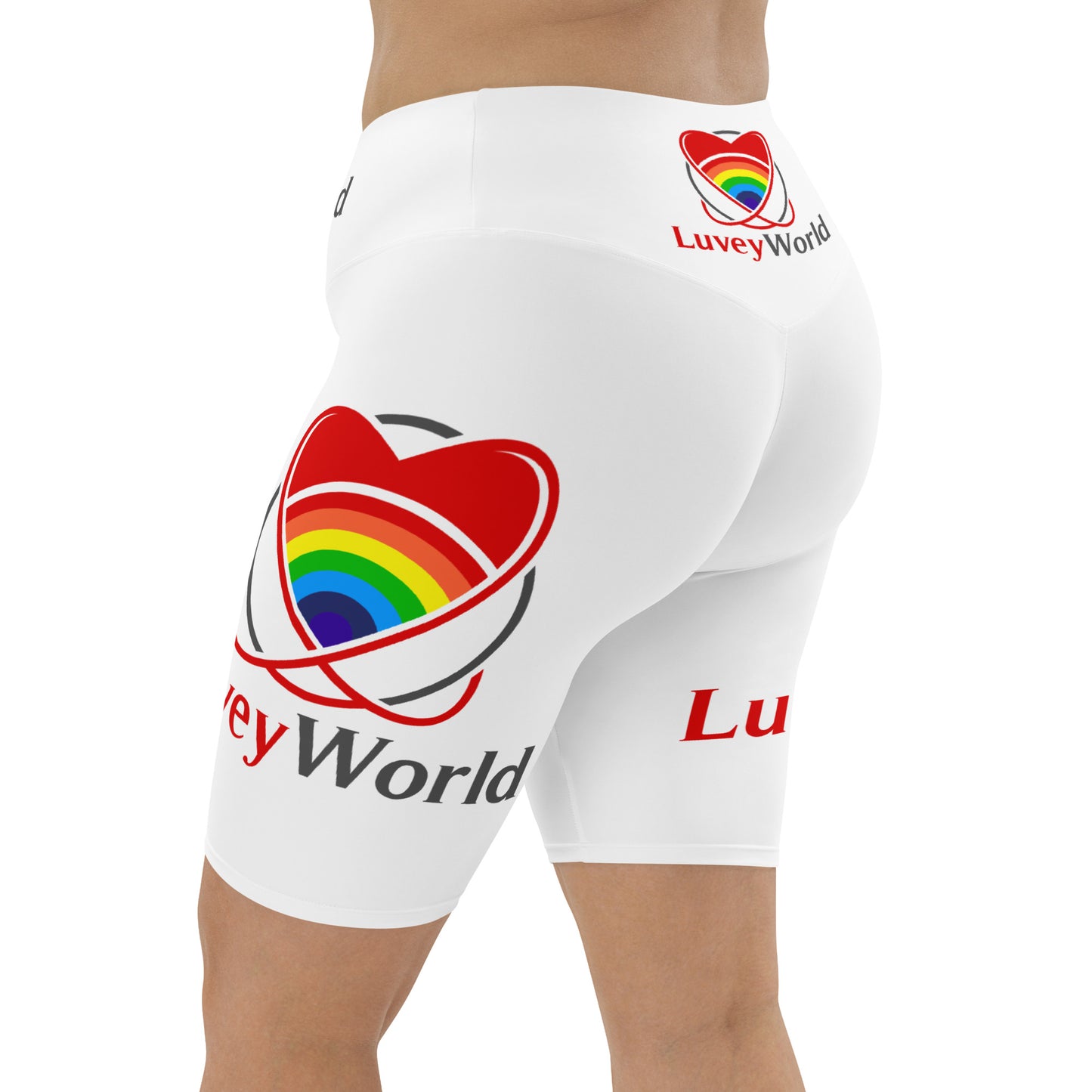 LuveyWorld Biker Shorts med ben och midja