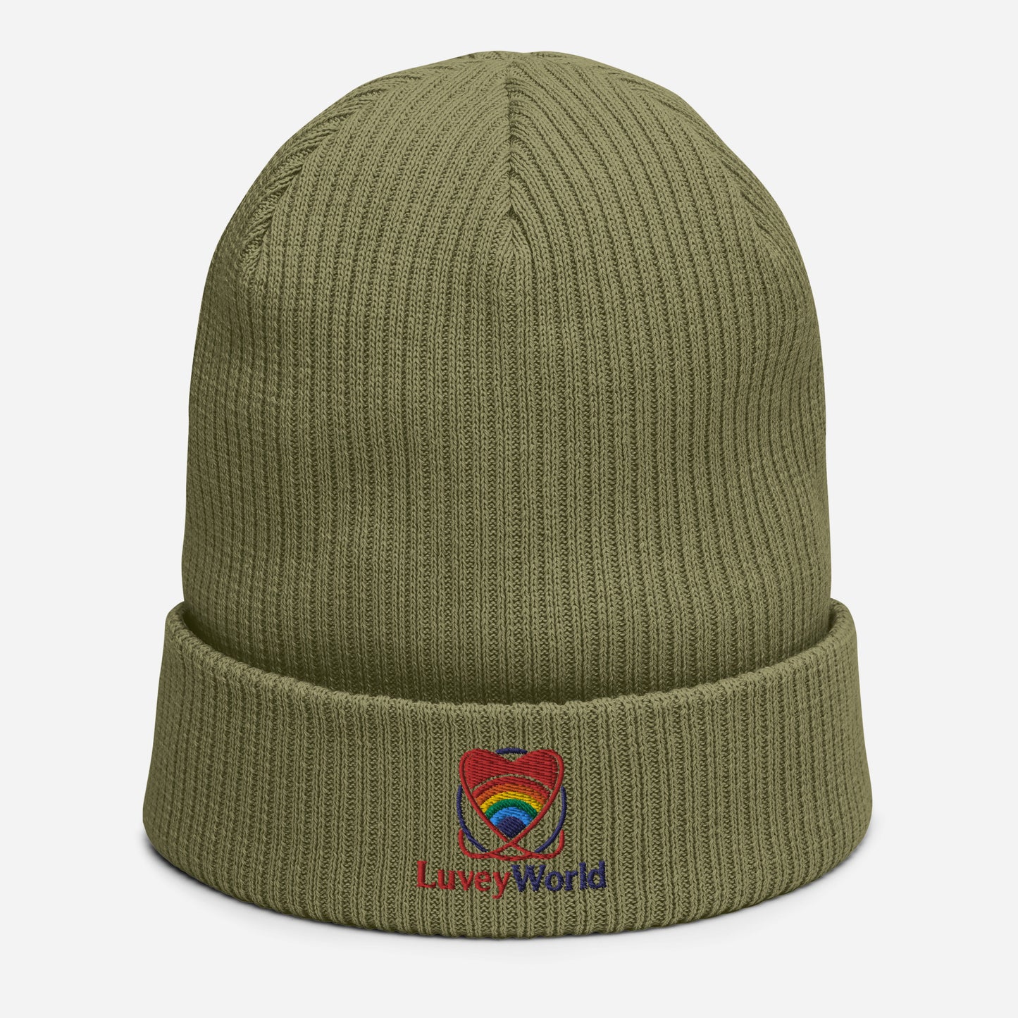 LuveyWorld Organic ribbad mössa