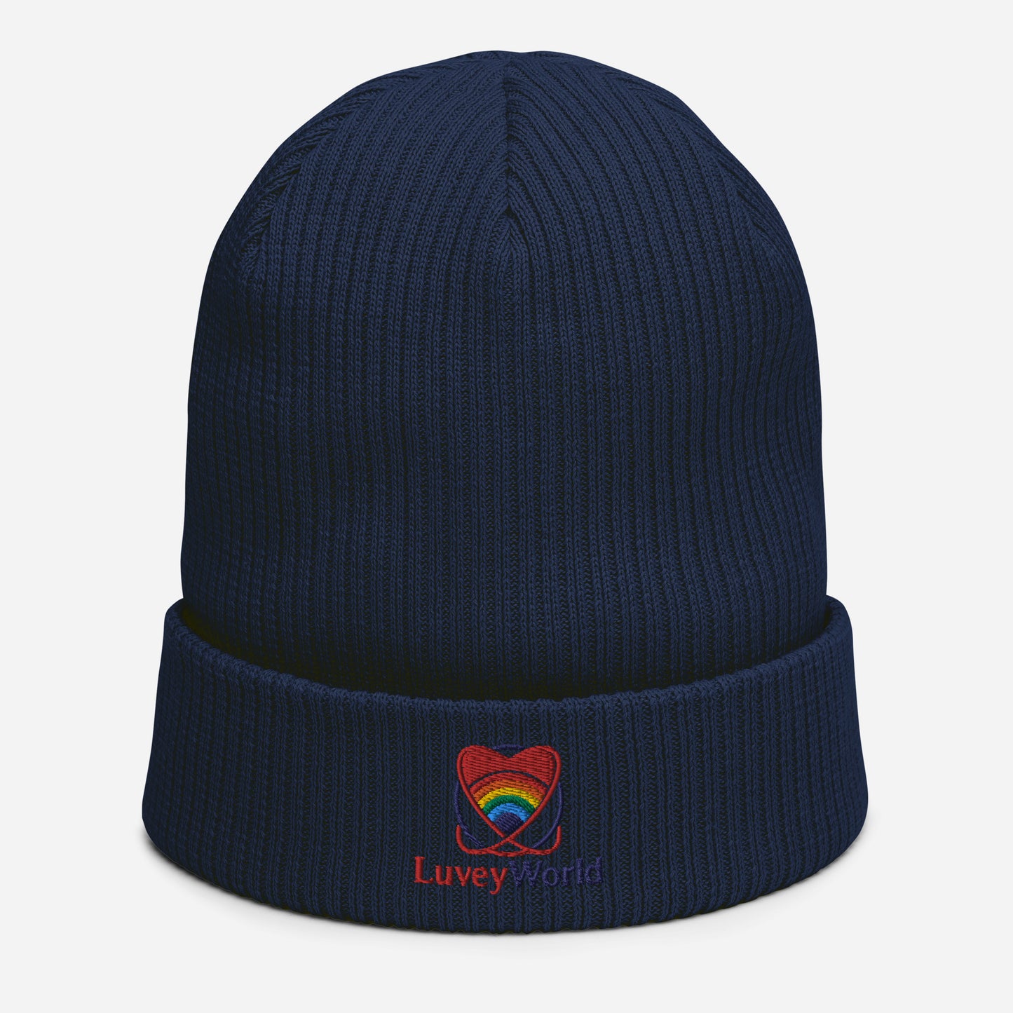 LuveyWorld Organic ribbad mössa