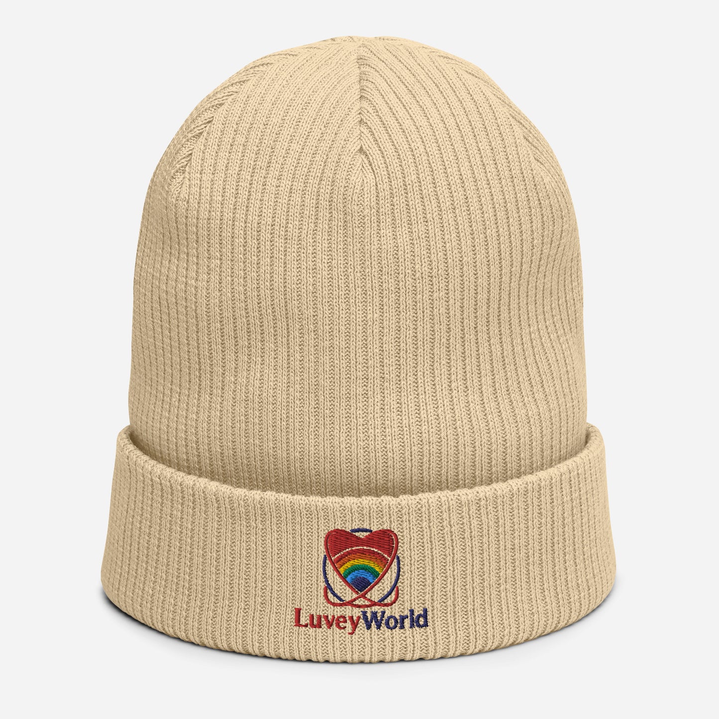 LuveyWorld Organic ribbad mössa