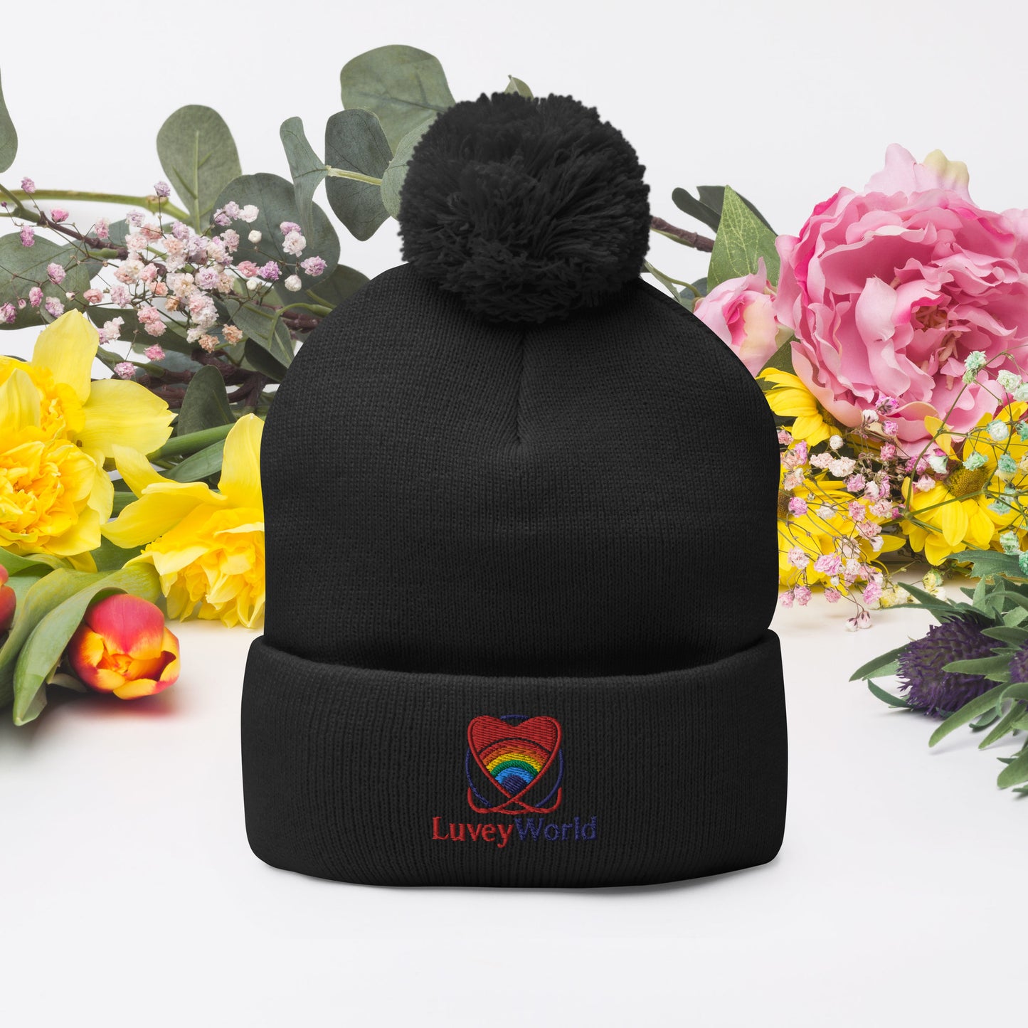 LuveyWorld Pom-Pom mössa