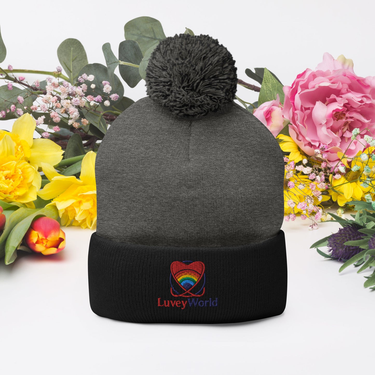 LuveyWorld Pom-Pom mössa
