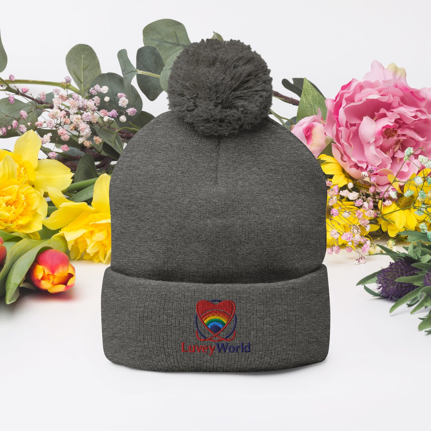 LuveyWorld Pom-Pom mössa
