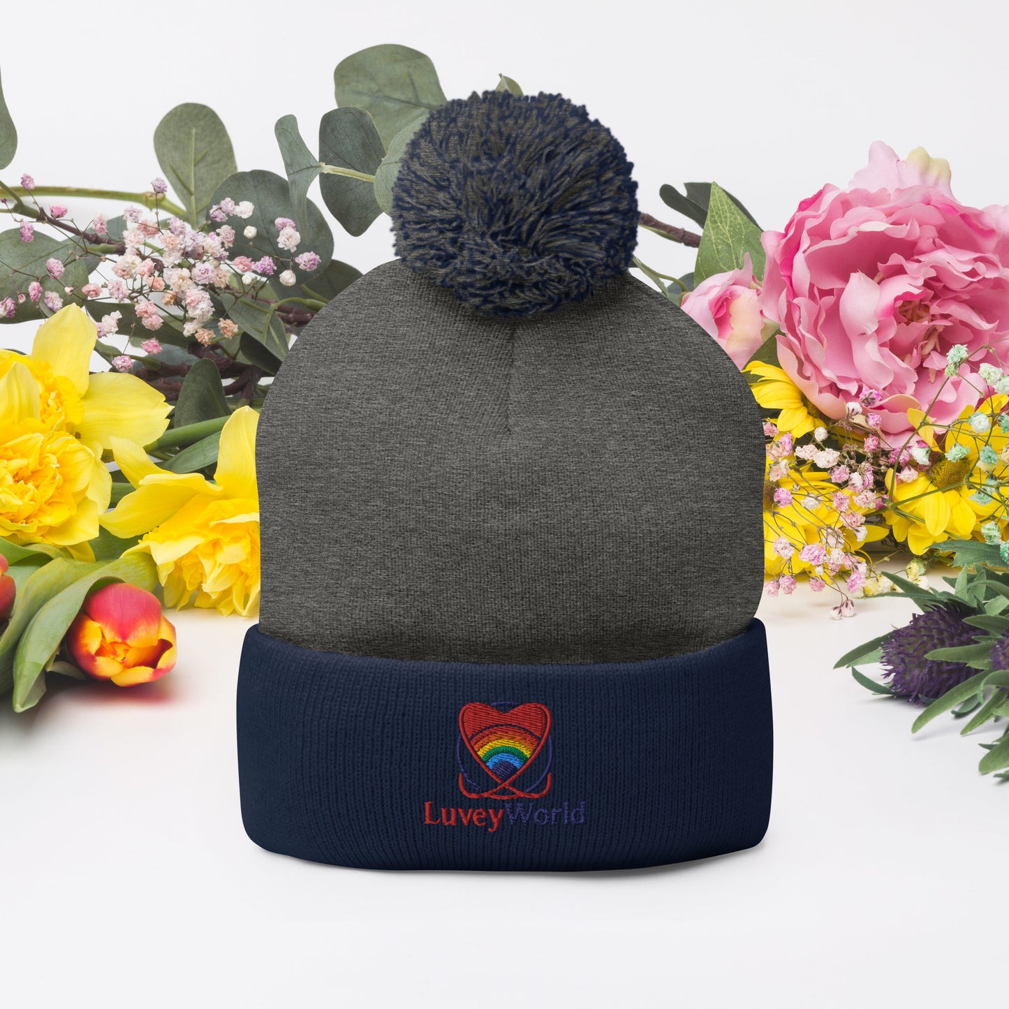 LuveyWorld Pom-Pom mössa