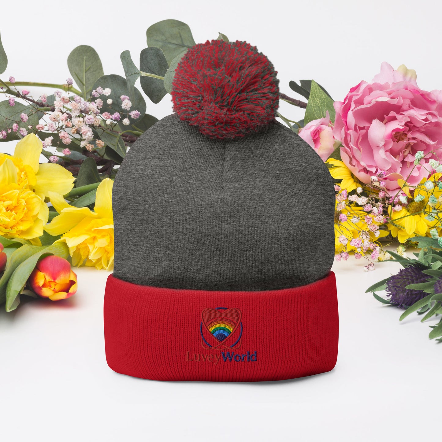 LuveyWorld Pom-Pom mössa