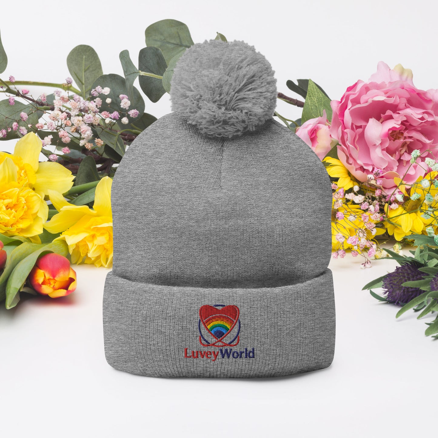 LuveyWorld Pom-Pom mössa
