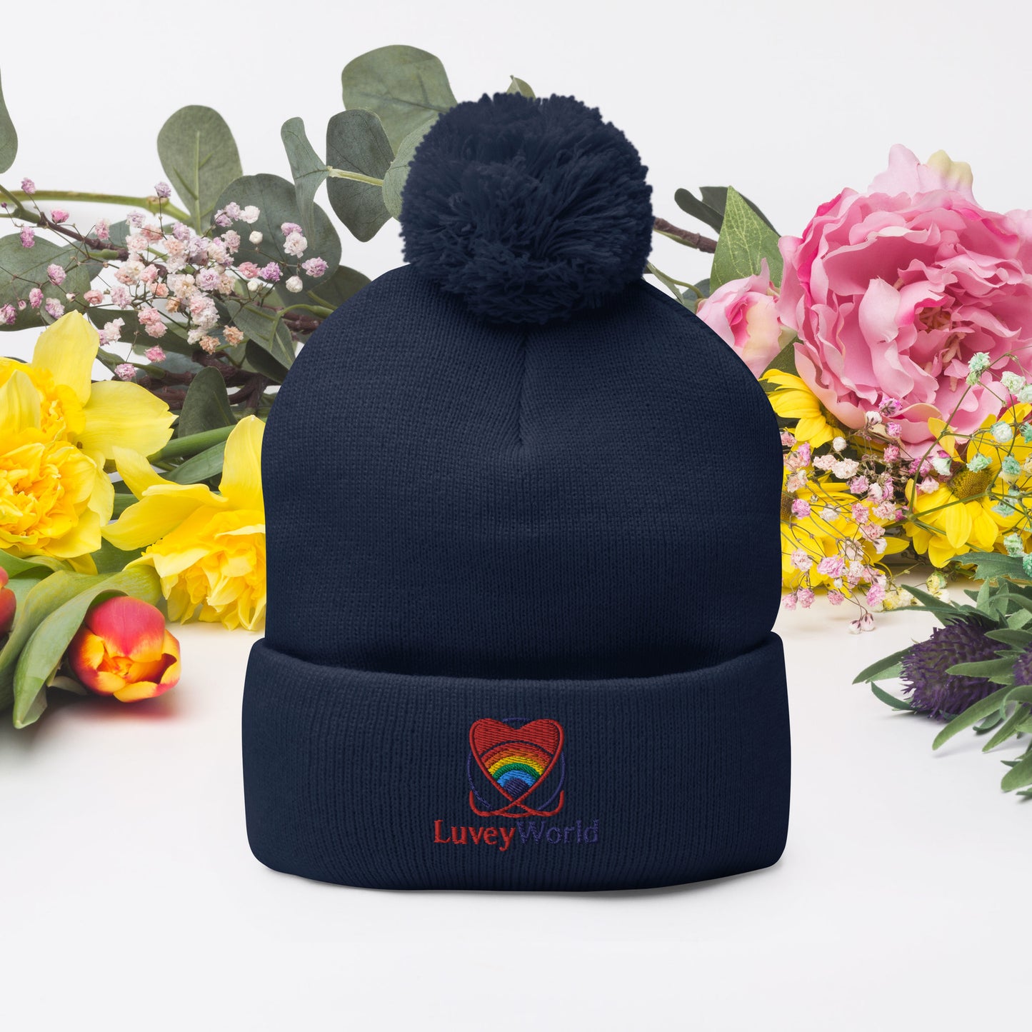 LuveyWorld Pom-Pom mössa