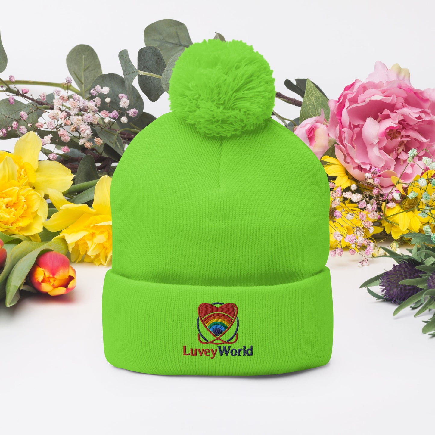 LuveyWorld Pom-Pom mössa
