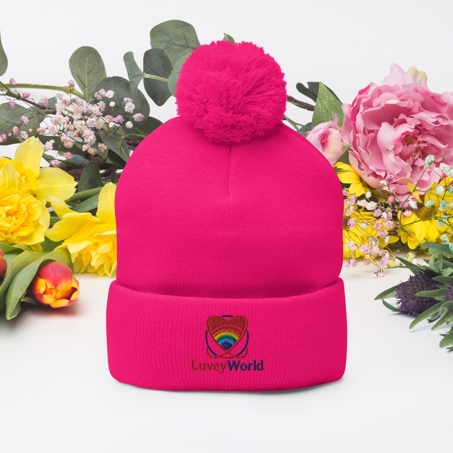 LuveyWorld Pom-Pom mössa