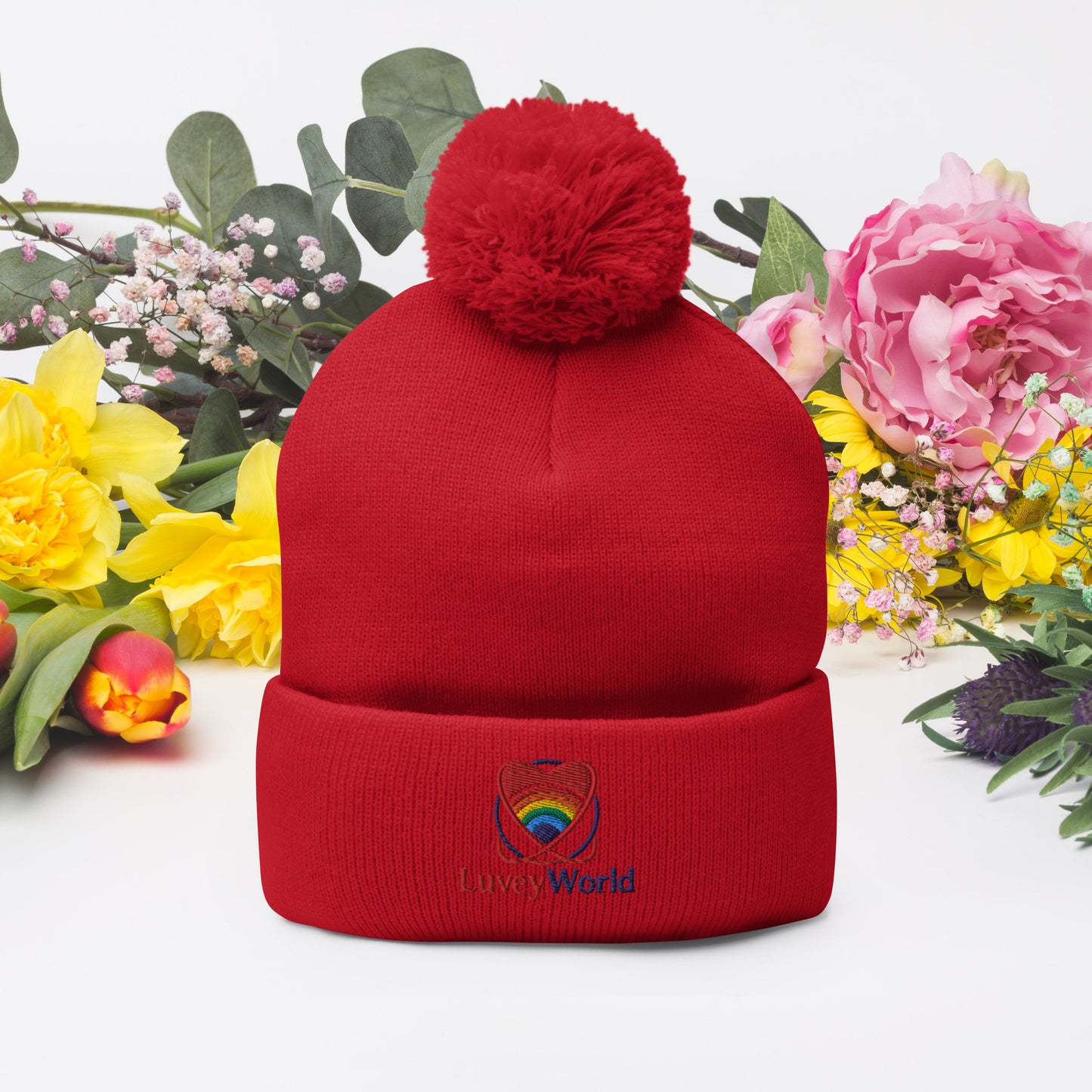LuveyWorld Pom-Pom mössa