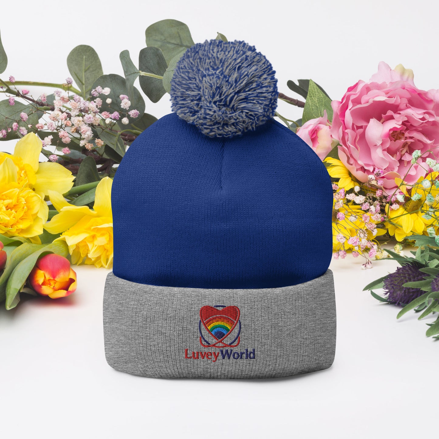 LuveyWorld Pom-Pom mössa