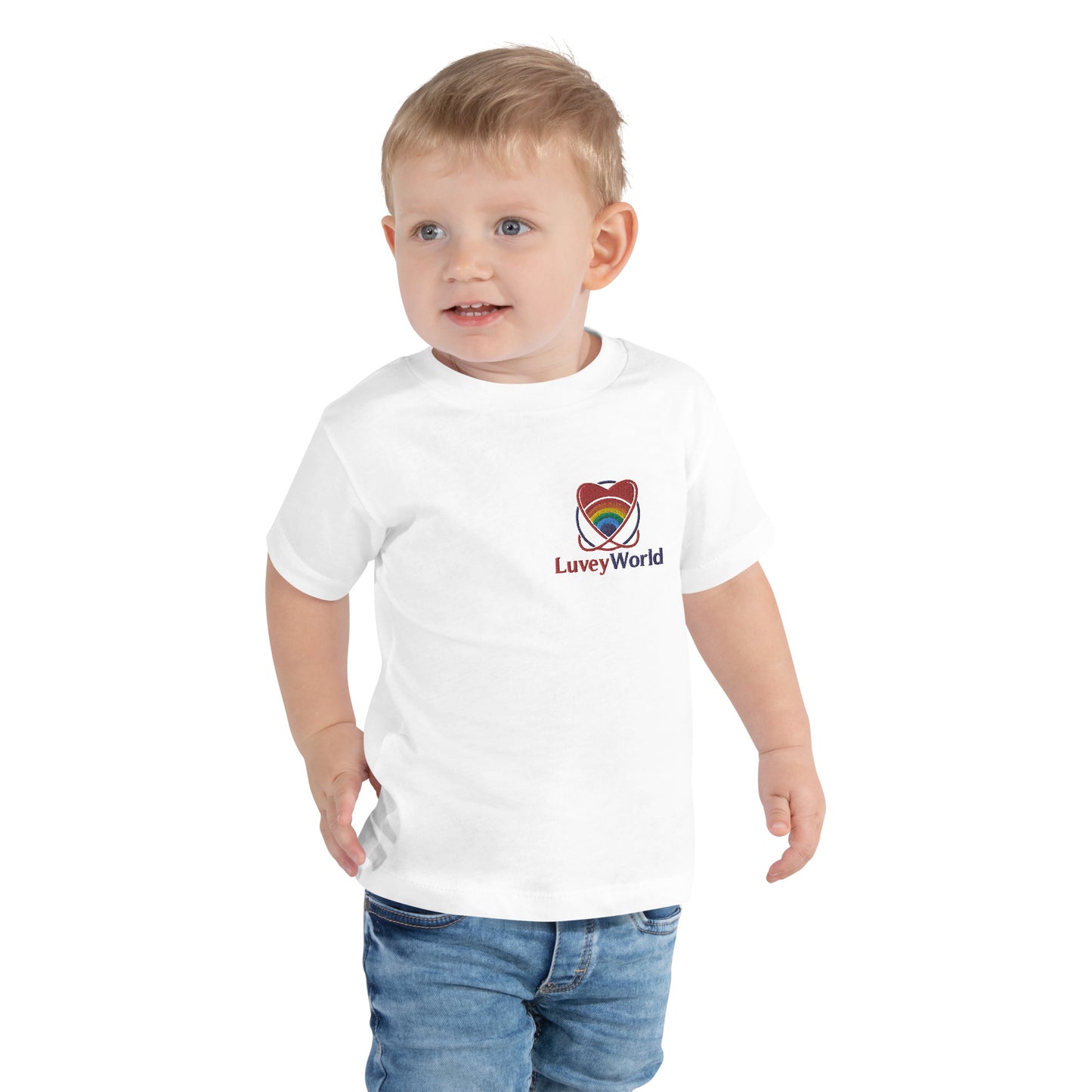 LuveyWorld toddler kortärmad t-shirt