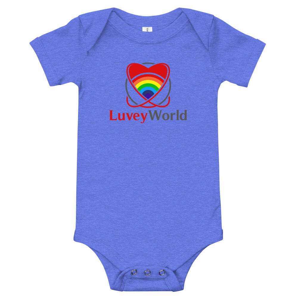 LuveyWorld Baby kort ärm i ett stycke