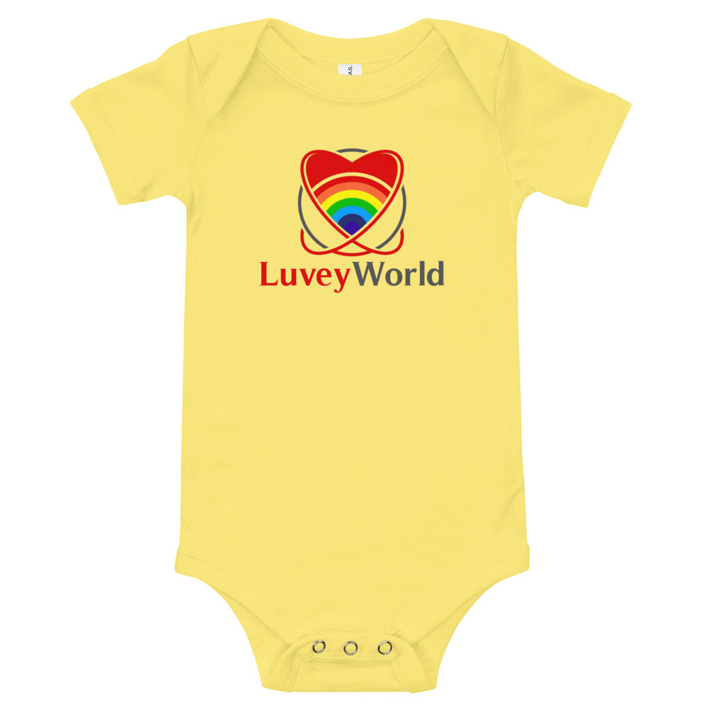 LuveyWorld Baby kort ärm i ett stycke