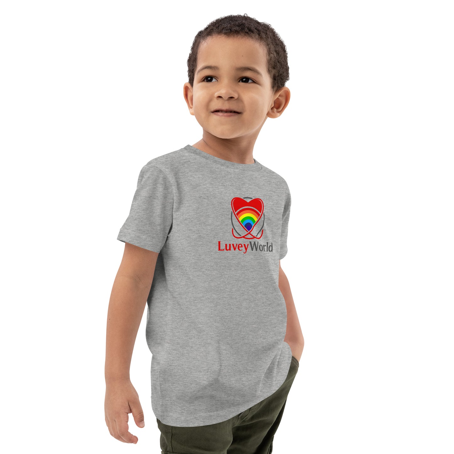 LuveyWorld T-shirt i ekologisk bomull för barn